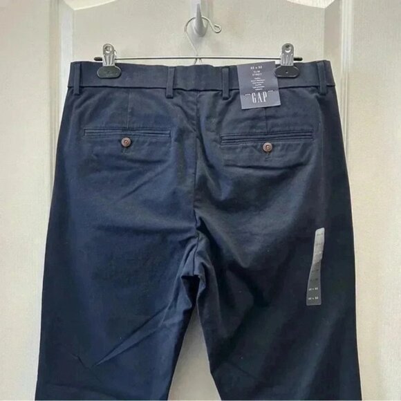 GAP Mens Pants Modern Slim Fit Chino Khakis GapFlex Navy Blue Size 32x32 NWT - Picture 9 of 15